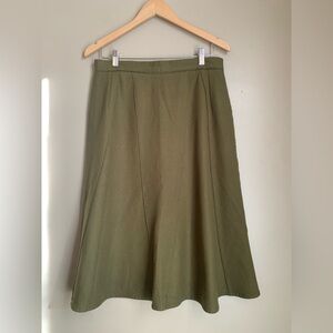 Harve benard wool blend skirt vintage dark academia classic midi vintage